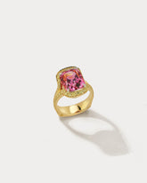 Peachy Pink Spinel Ring - Ammrada