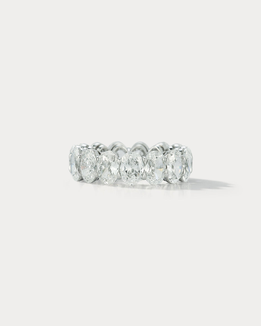 Platinum Oval Wedding Band - Ammrada