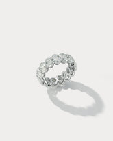 Platinum Oval Wedding Band - Ammrada