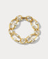 Ammrada Yellow Gold Diamond Link Bracelet - Ammrada