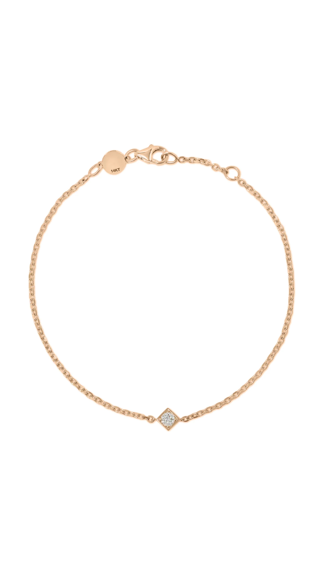 ISA GRUTMAN DIAMOND CHAIN BRACELET