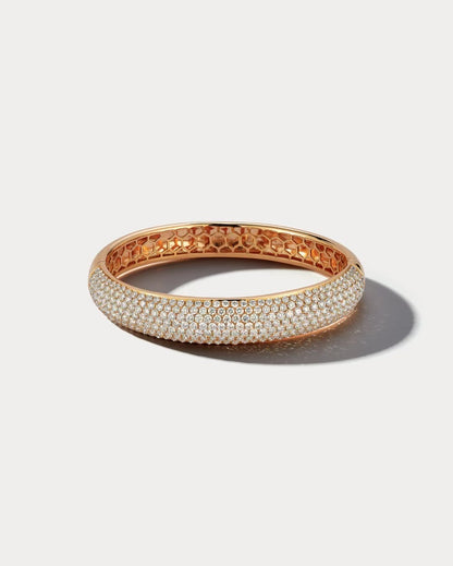 Rose Gold Diamond Bangle - Ammrada