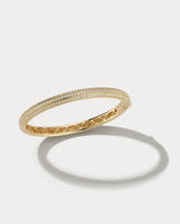 Yellow Gold & Diamond Bangle - Ammrada