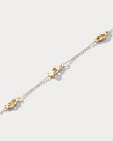 Yellow Gold & Diamond 16 Inch Infinity Necklace - Ammrada