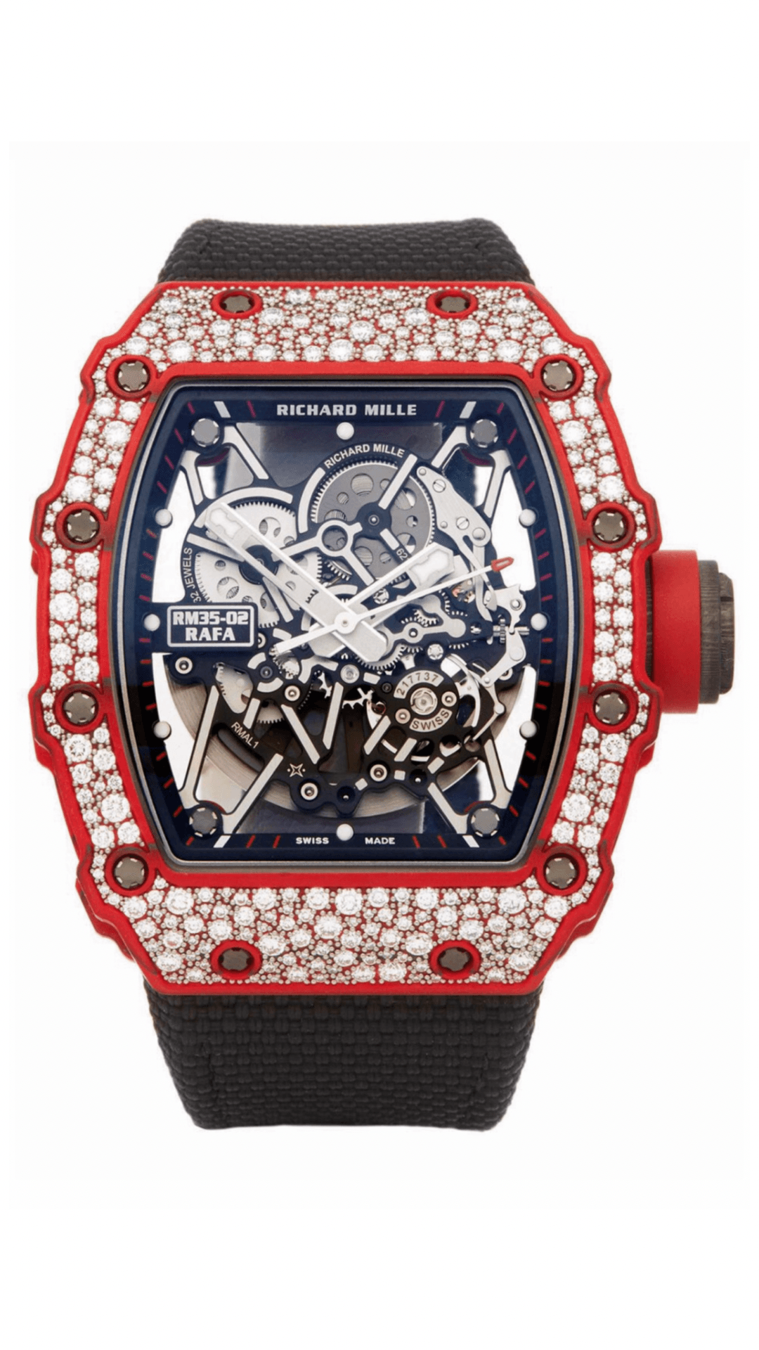 Richard Mille RM35-02 ‘Rafa’ Diamonds - HauteLuxuryWatches