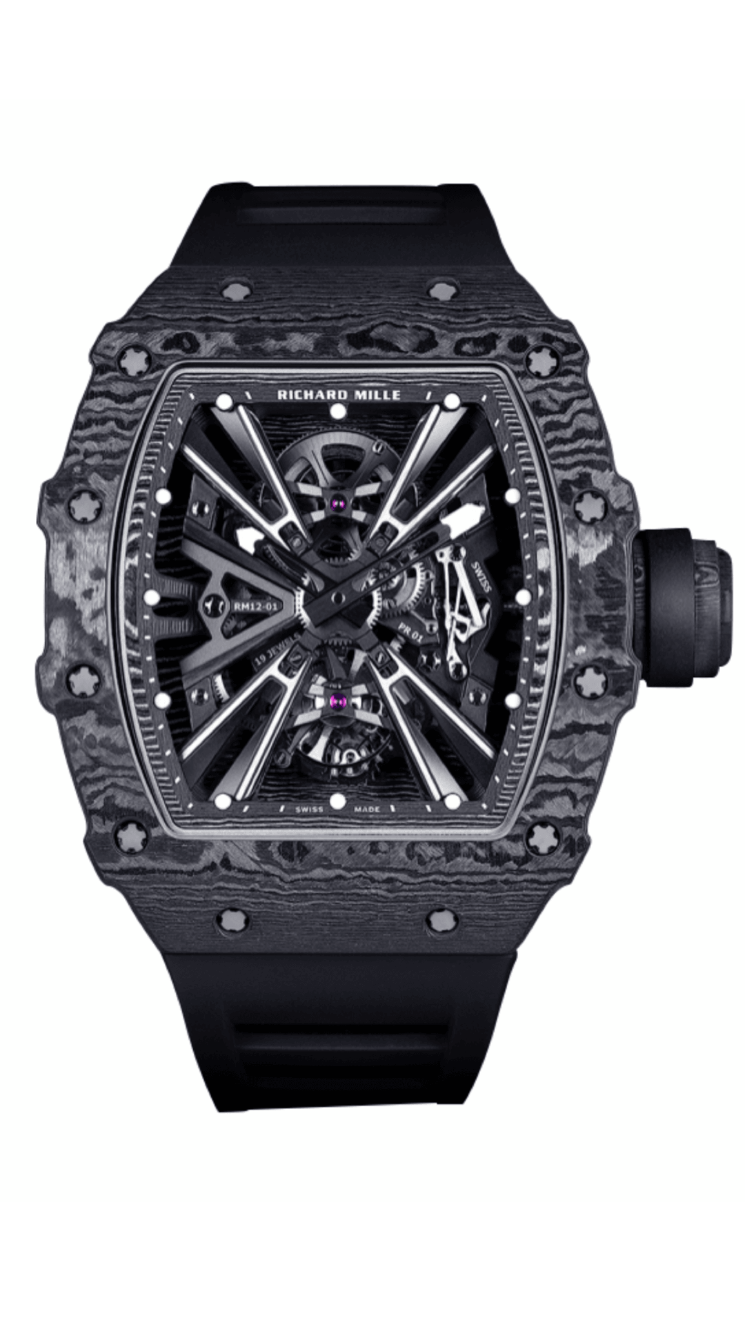 Richard Mille RM12 Black Carbon TPT - HauteLuxuryWatches