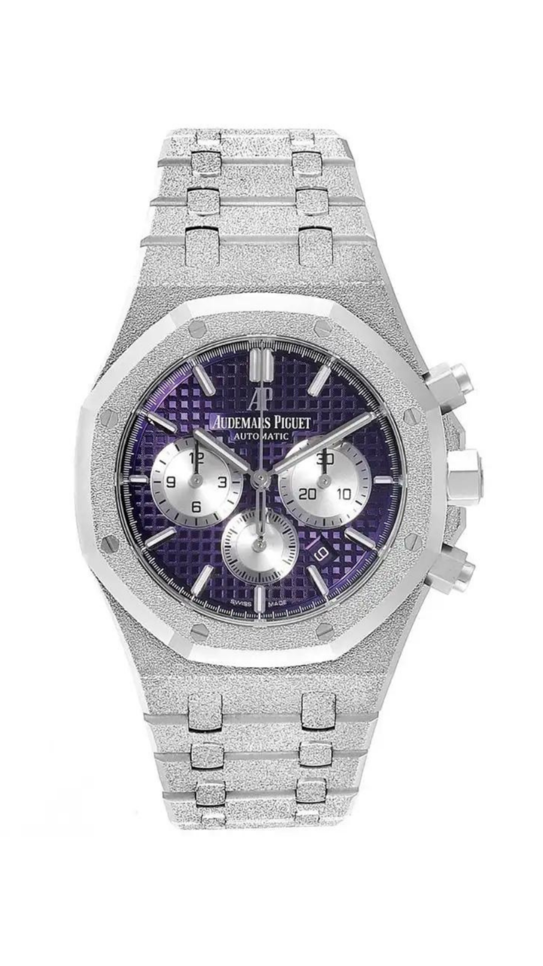 Audemars Piguet Royal Oak Frosted Chronograph Purple 26331BC.GG.1224BC.01 - HauteLuxuryWatches