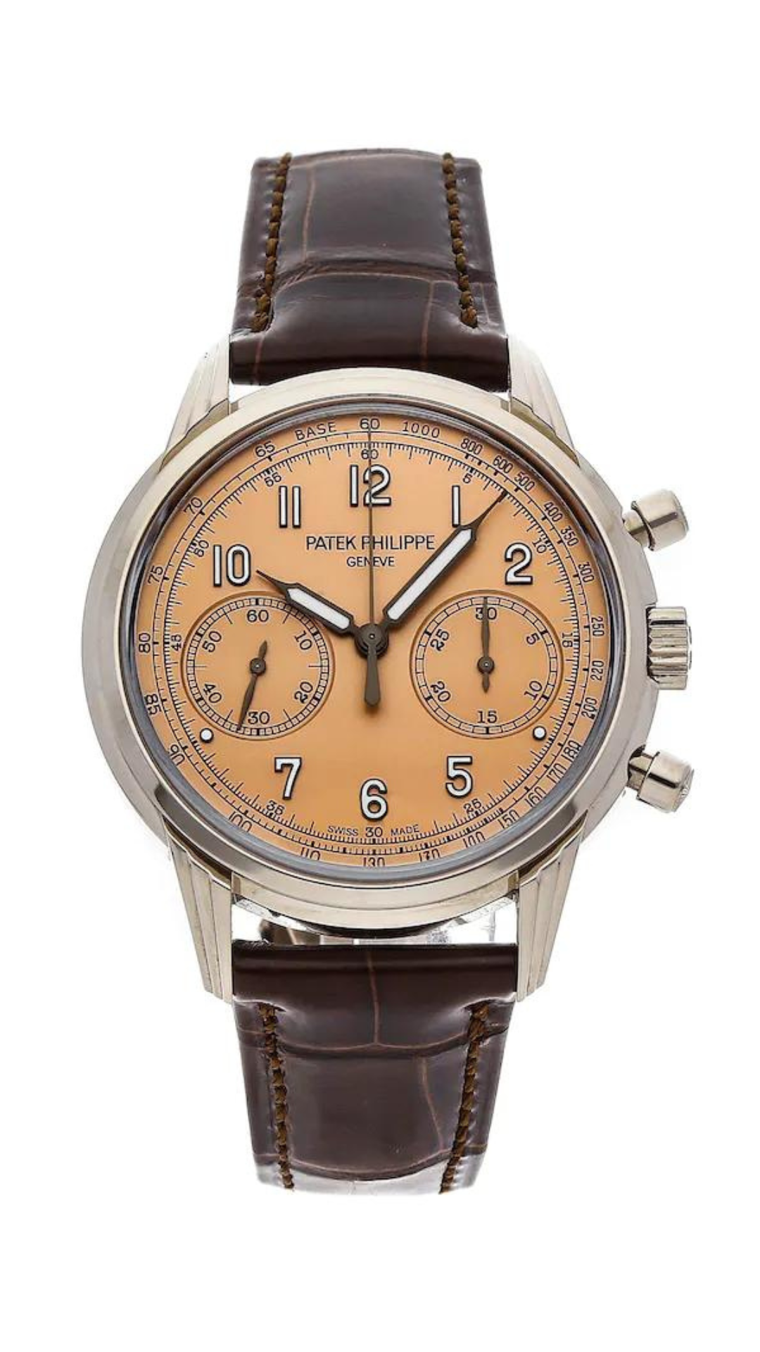 Patek Philippe Geneve Rose Chronograph - HauteLuxuryWatches