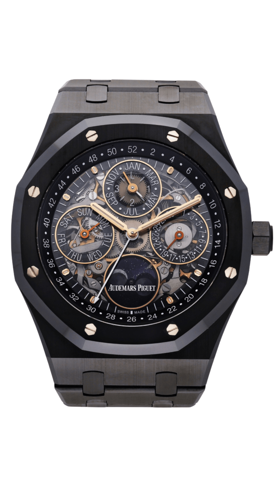 Audemars Piguet Royal Oak Open-worked Perpetual Calendar - HauteLuxuryWatches