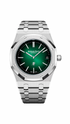 Audemars Piguet Royal Oak “Jumbo Extra Thin” Green 50th Anniversary 16202PT - HauteLuxuryWatches