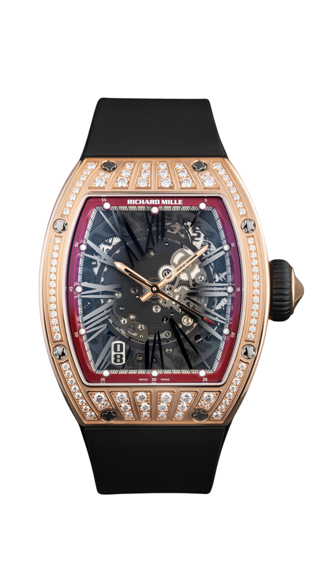 Richard Mille RM023 Medium Set Rose Gold - HauteLuxuryWatches